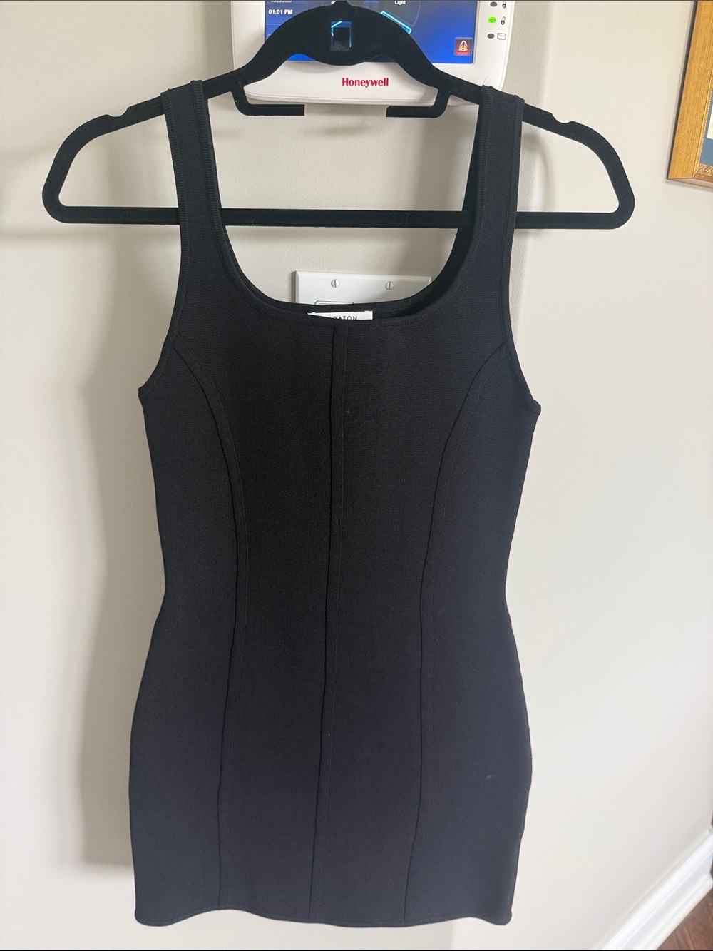 ARTZIA Babaton Black Sculpting Dress size Small